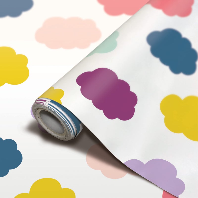 Teacher Created Resources Oh Happy Day Clouds Peel and Stick Decorative Paper TCR70007
