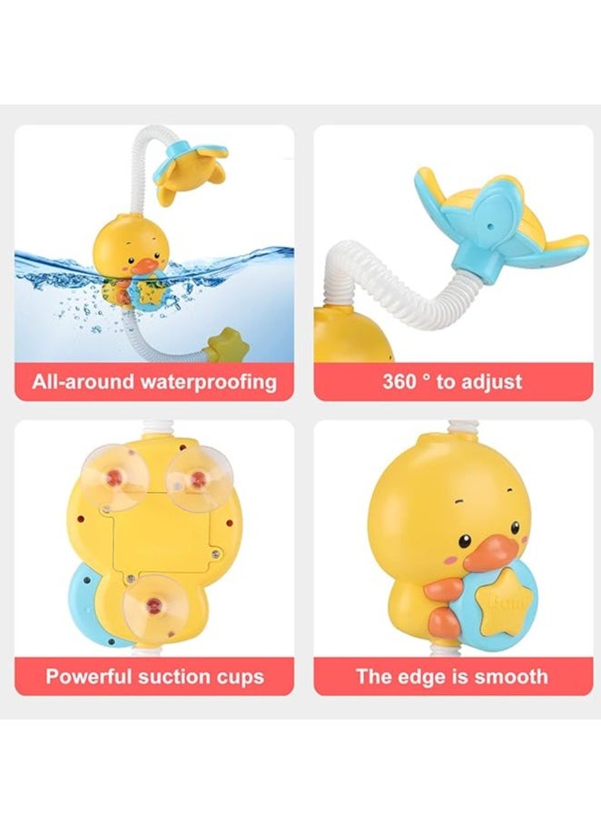Generic - Baby Bath Toys Electric Duck Water Pump With Hand Shower Sprayer For Kids, Water Spray Shower Faucet Set With Bath Spray Toys, Bathtub Shower Toy For Boys Girls - Image 1