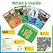 BenBen Guess The Animal Card Games for Kids Family 100 Cards Educational Board Games for Travel Classroom Camping Party Car Airplane Road Trip Activities for Boys Girls Ages 5 - Image 4