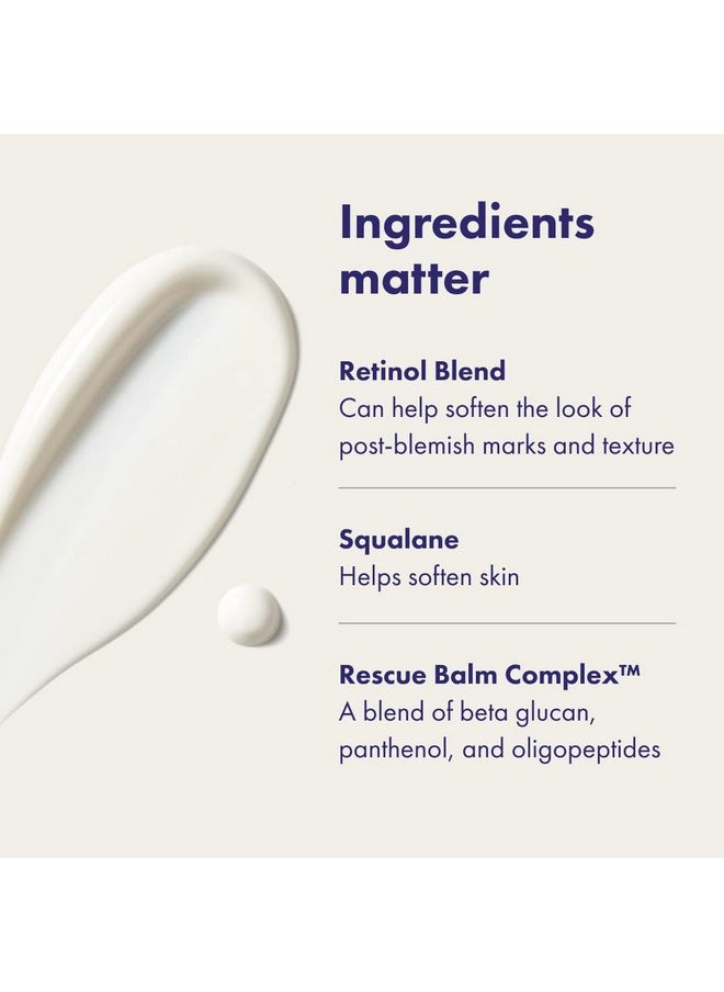 Hero Cosmetics Hero Cosmetics Rescue Retinol Nighttime Renewing Cream - Helps With the Look of Uneven Texture and Post-Blemish Marks - Gentle, Non-Drying Formula, Introduction Retinol - Safe for Sensitive Skin (30 ml)  - Image 5