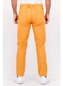 Sorbino Men Regular Fit Solid Chino Pants, Orange  - Image 3