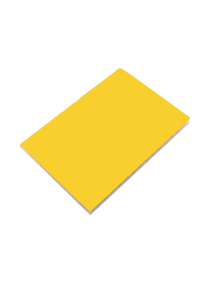 El Maayergy Lined A5 Notebook, 100 Sheets, 58 Grams, 22.5*16 CM, Suitable For Any Setting, From Office To School - Yellow  - Image 1