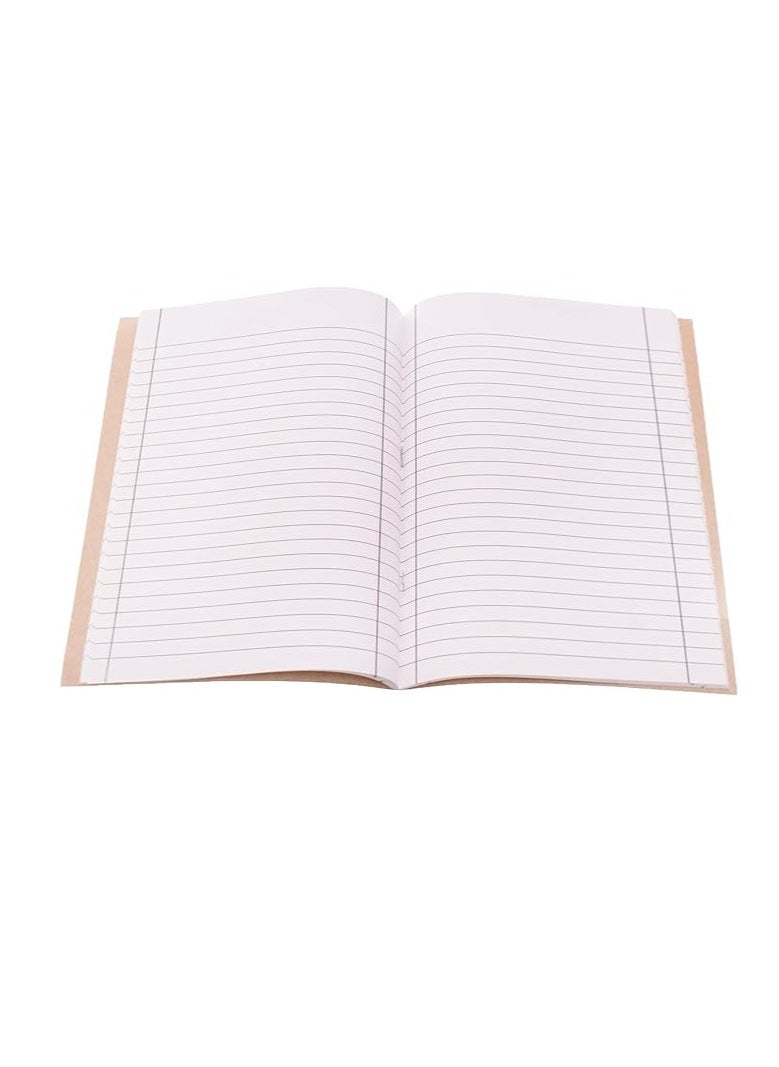El Maayergy Lined A5 Notebook, 100 Sheets, 58 Grams, 22.5*16 CM, Suitable For Any Setting, From Office To School - Yellow  - Image 2