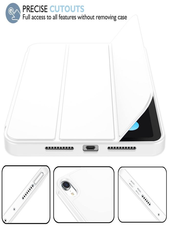 iMieet جراب iMieet الجديد لجهاز iPad Mini 6 (8.3 بوصة، موديل 2021)، جراب iPad Mini من الجيل السادس مع حامل قلم [يدعم شحن قلم iPad الثاني/الاقتران]، جراب ذكي ثلاثي الطي مع ظهر TPU ناعم، وردي - Image 4