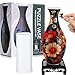 Silipull 3D Puzzle Vase Puzzle Flower Vase Crafted from 160 Curved Plastic Pieces 3D DIY Housewarming Gift for Flower Arrangements and Home DecorationRetro Flowers - Image 2