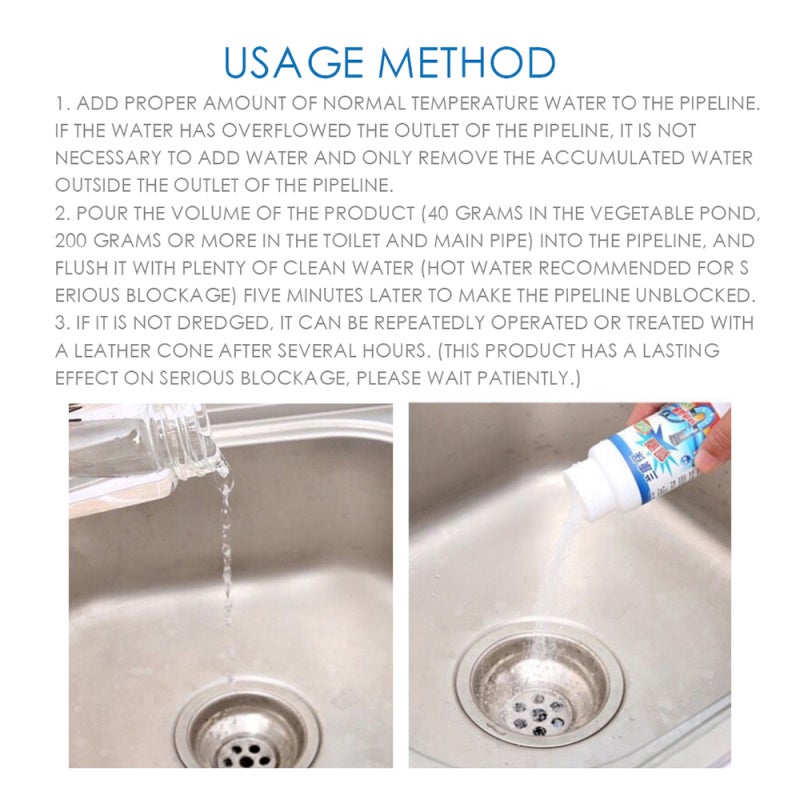 Foam Oxygen Cleaner: 4-In-1 Deep Cleaning Dredging Deodorizing - Non-Irritant Pipe-Safe Foaming Technology - Cleaner Bubble for Toilet Floor Drain Basin Sink Washing Machine Pipes Floor Tiles Walls - Image 3