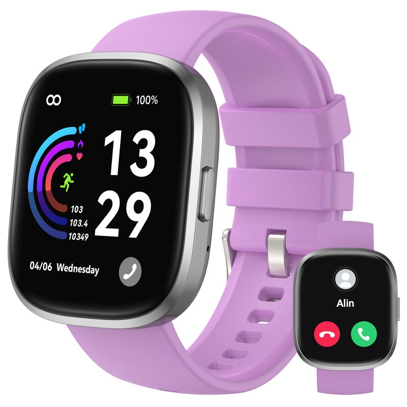 Smart Watch: 1.83 Inch HD Touch Screen, Bluetooth Call, IP68 Waterproof - 21+ Days Standby, Fitness Tracker for Men and Women, Compatible with Android iOS - Image 1