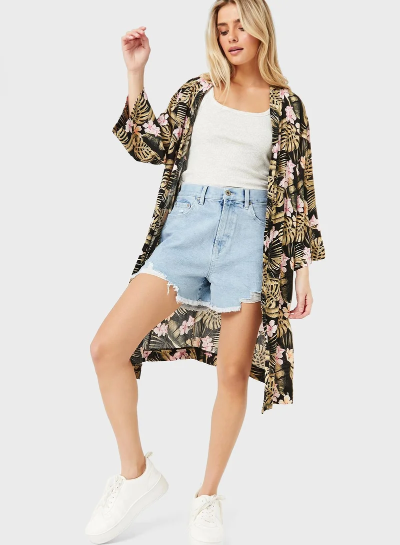 Ardene Printed Kimono