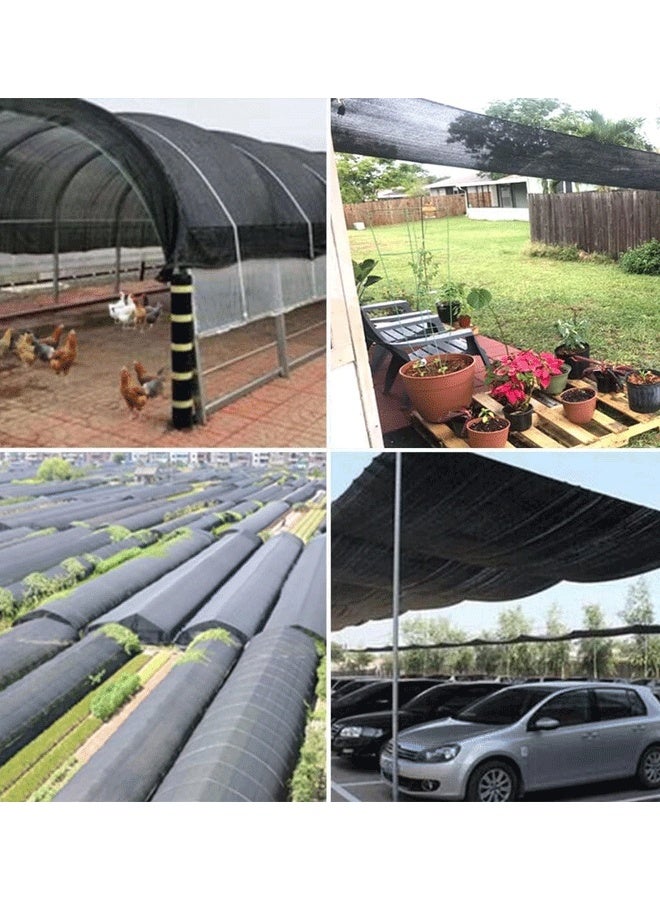 Reelyo Mesh Sun Shade Tarp with Reinforced Brass Grommets, Sunblock Shade Cloths for Plants Cover, Greenhouse, Patio, Chicken Coop, Tomatoes - Image 3