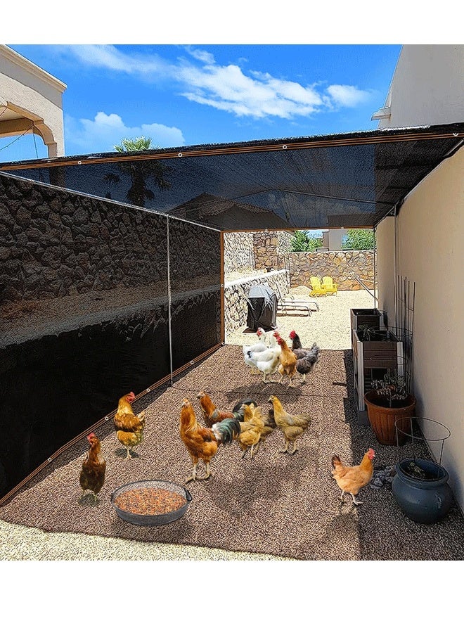 Reelyo Mesh Sun Shade Tarp with Reinforced Brass Grommets, Sunblock Shade Cloths for Plants Cover, Greenhouse, Patio, Chicken Coop, Tomatoes - Image 4