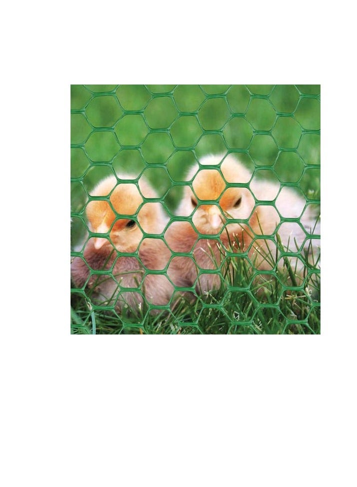 KNP KNP Wire Mesh Fencing, Galvanized PVC Coated Garden Fencing, Green Steel Nets for Farming Fence, Plant Chicken Wire Fence and Animals Hen-houses Small (3.67 Mtr) (3/4" X 3FT X 12FT X 19MM) 12 feet  - Image 3
