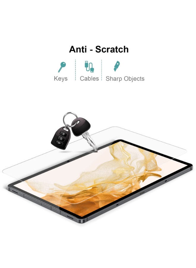 SHOPI - For Samsung Galaxy Tab S8 / Tab S7 11 inch Case SM-X700 X706 T870 T875 T878, Protective Stand Case Hard Shell Cover - Black With 2 FREE Screen Protectors - Image 1