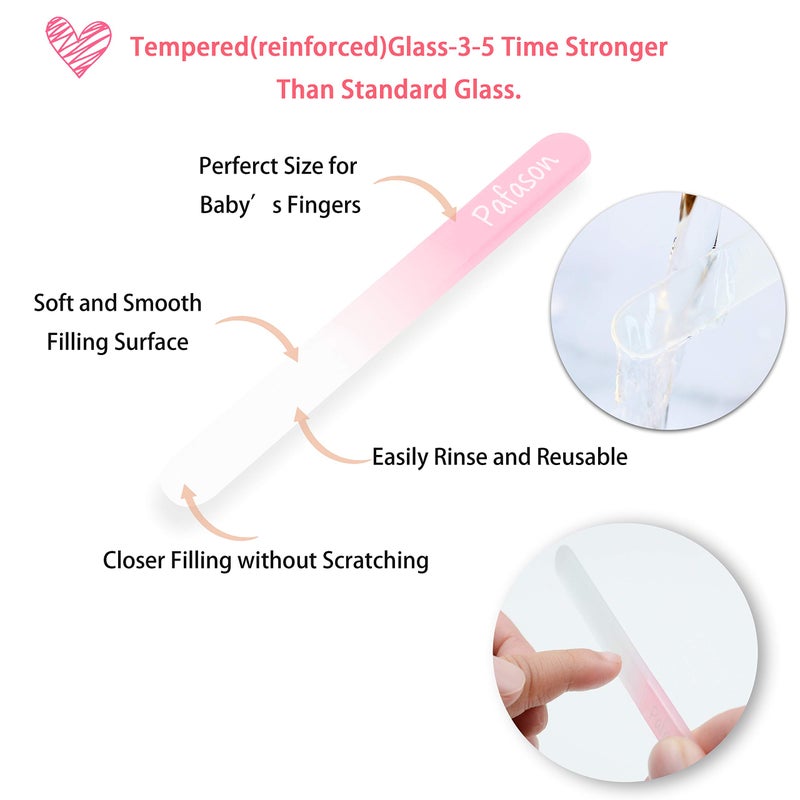 PAFASON Baby Safety Nail Clipper Cutter Trimmer with Nail Catcher and Baby Glass Nail File, Czech Float Glass, Stainless Steel Ideal Gift for Young Children Infant, Newborns Toddlers - Image 2