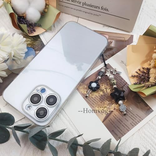 cioatu Homvog 1-4PCS Cute Phone Charms Aesthetic Y2K Cell Phone Charms Strap Strawberry Butterfly Star PhoneCharm Y2K Accessories for Bag Keychain Airpods Camera Pendants Decor (2x Flower Butterfly) - Image 5