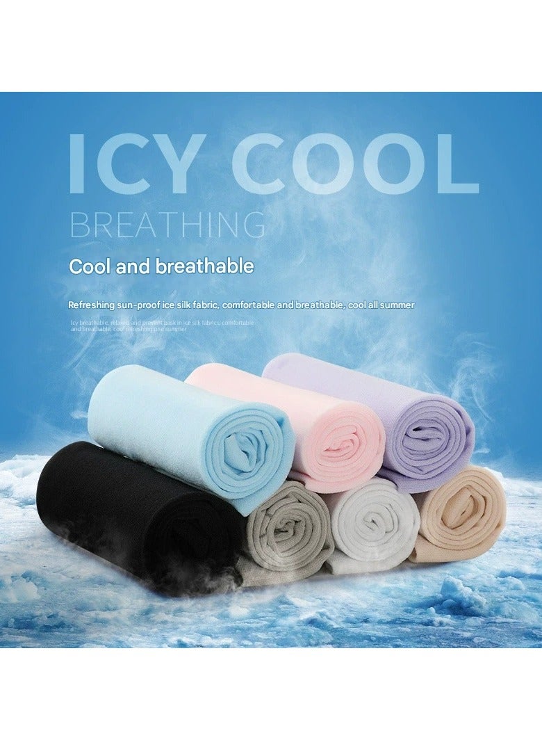 Goolsky Summer UV Protection Ice Silk Arm Sleeves Unisex Cooling Sun Sleeves for Driving Cycling Outdoor Sports  - Image 4