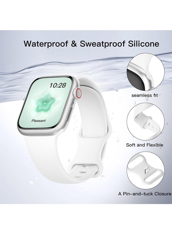 بولوز 2سوار بديل من السيليكون لساعة هواوي واتش فيت 3/فيت 4/فيت 4 برو، أبيض - Image 4