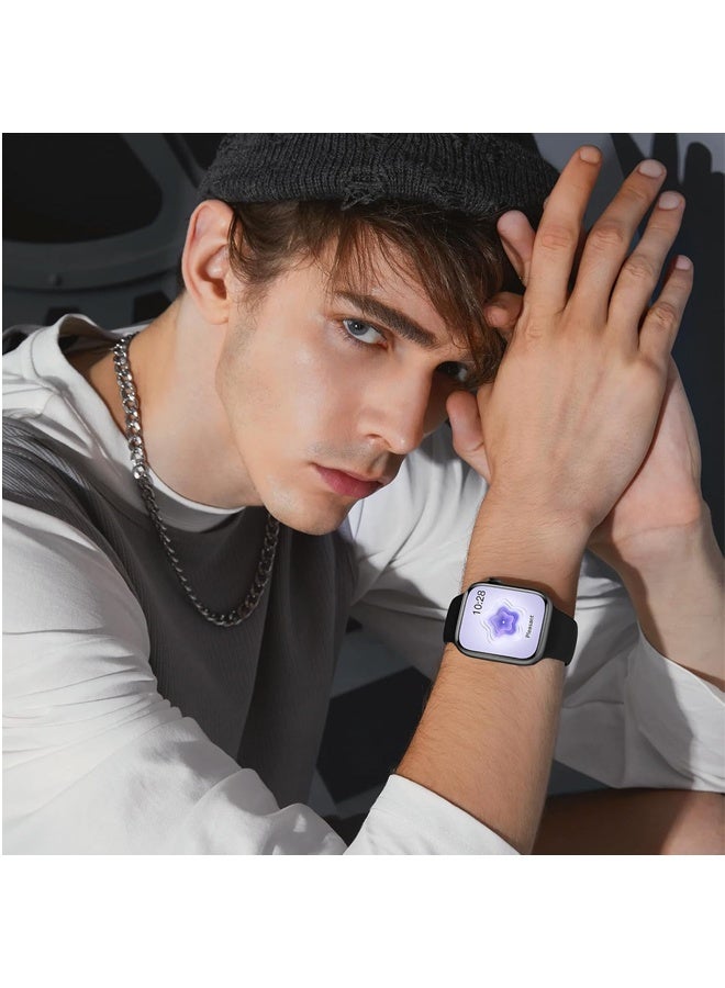 بولوز 2سوار بديل من السيليكون لساعة هواوي واتش فيت 3/فيت 4/فيت 4 برو، أبيض - Image 2