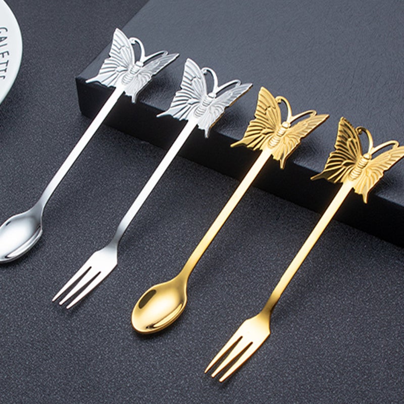 Stainless Steel Spoon and Fork Set, Durable and Lightweight for Everyday Use - Image 3