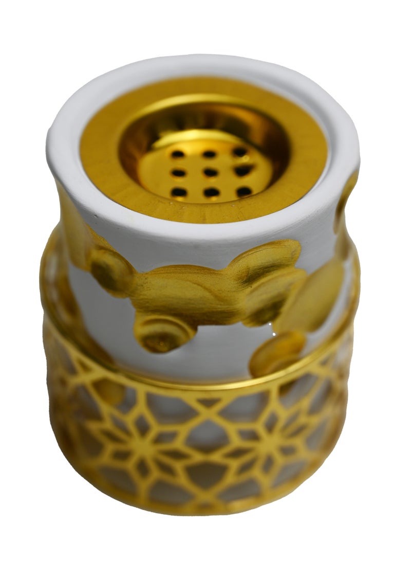 Incense Burner Bowl, Ceramic Handicraft Incense Holder for Sticks, Coil Lotus Ash Catcher Tray Incense Burner Holder for Home Fragrance Accessories  - Image 4