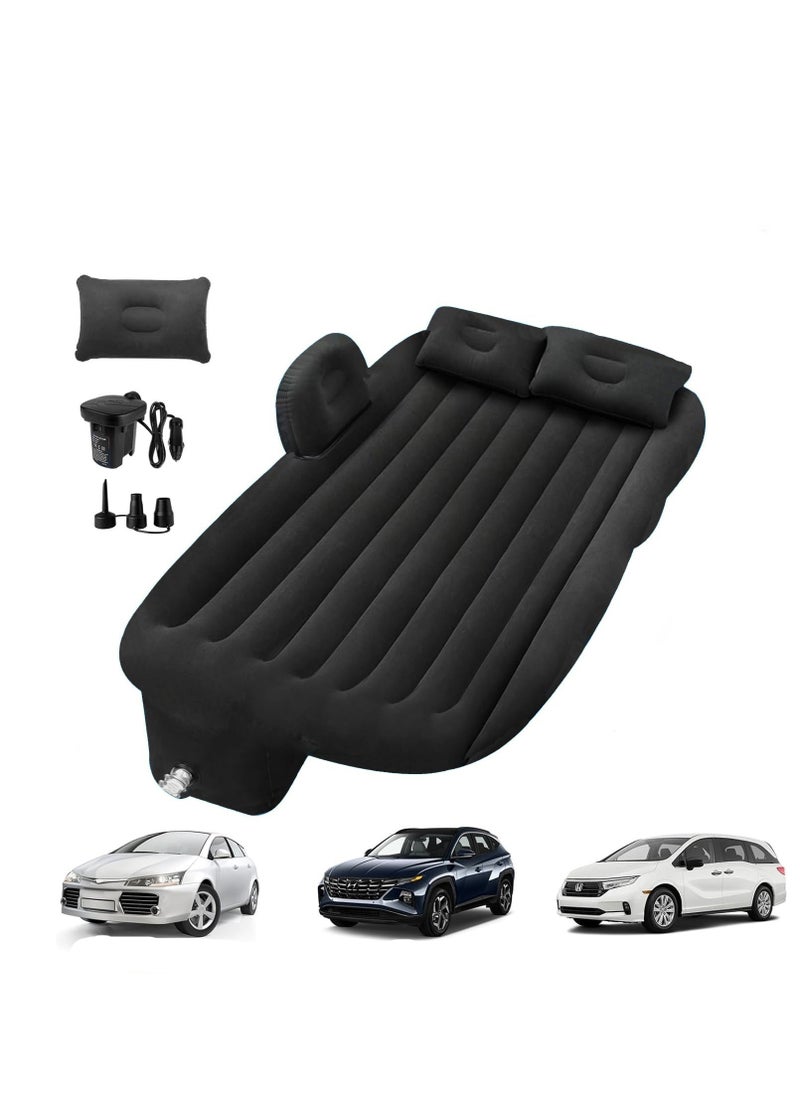 Generic - Huake Car Inflatable Mattress, Folding Car Bed, Travel Inflatable Back Seat Air Bed Cushion, Portable Camping Universal Suv Extended Air Sleeping Couch With Air Pillows - Image 1