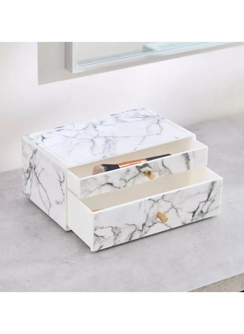 Home Box Magnus 2-Tier Storage Drawer Box with Knobs  - Image 1
