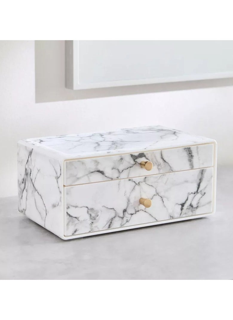 Home Box Magnus 2-Tier Storage Drawer Box with Knobs  - Image 2