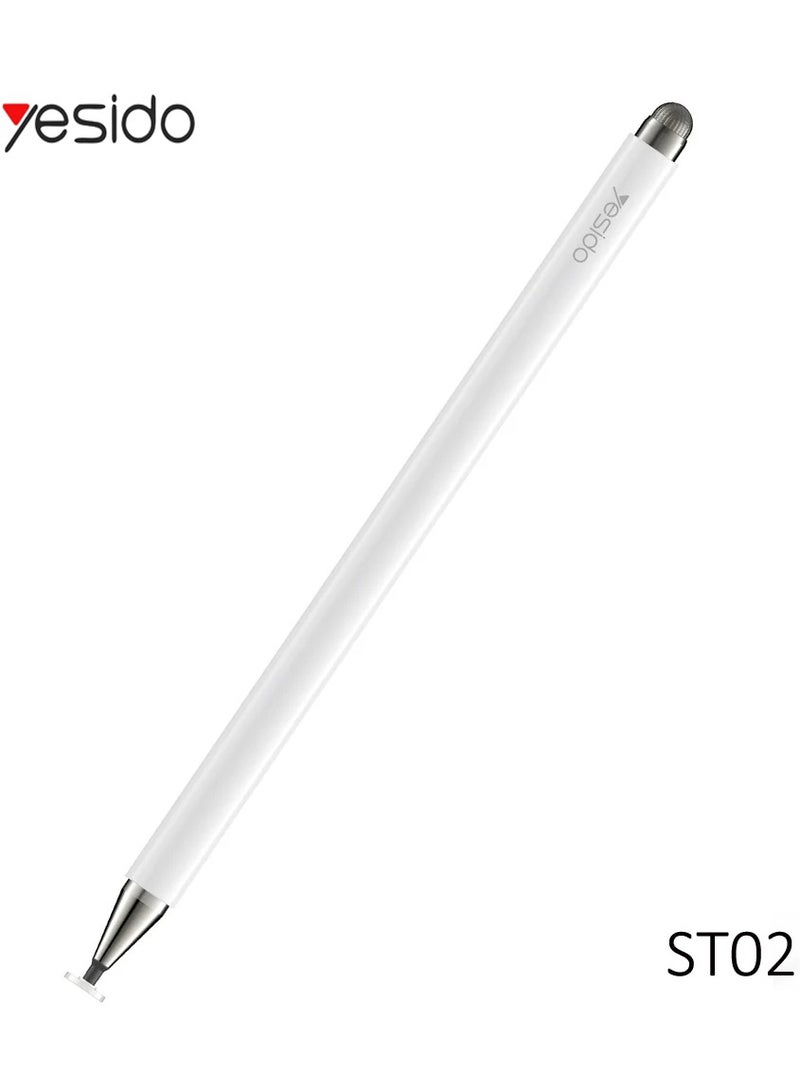 Yesido ST02 2 In 1 Capacitive Active Universal Tablet Smart Pressure Touch Stylus Pen for Tablets and Smart Phones  - Image 1