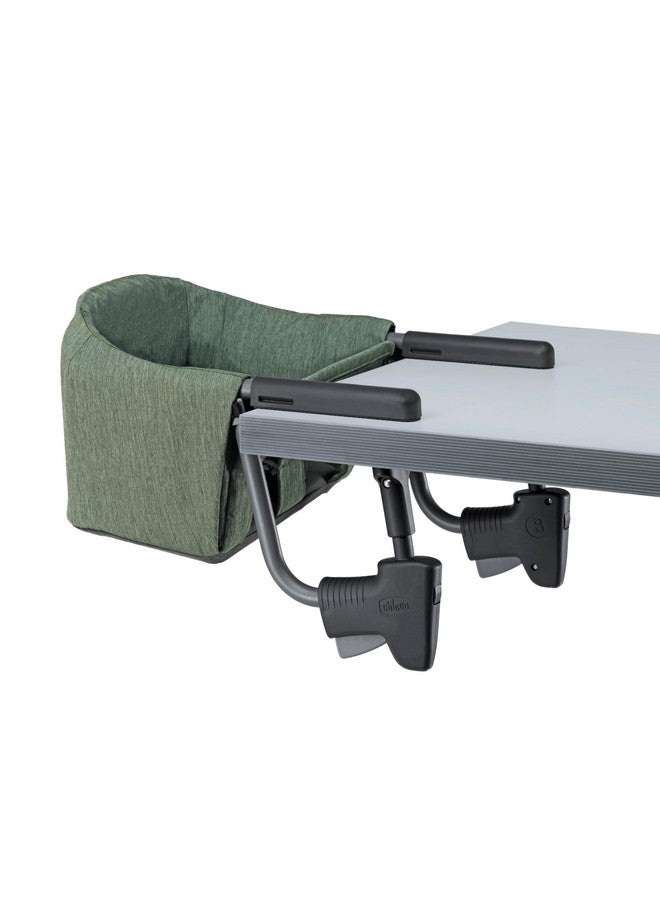 Chicco Chicco FastLock Hook-On High Chair, Portable High Chair for Babies and Toddlers, Sets up in Seconds | Moss/Green  - Image 1