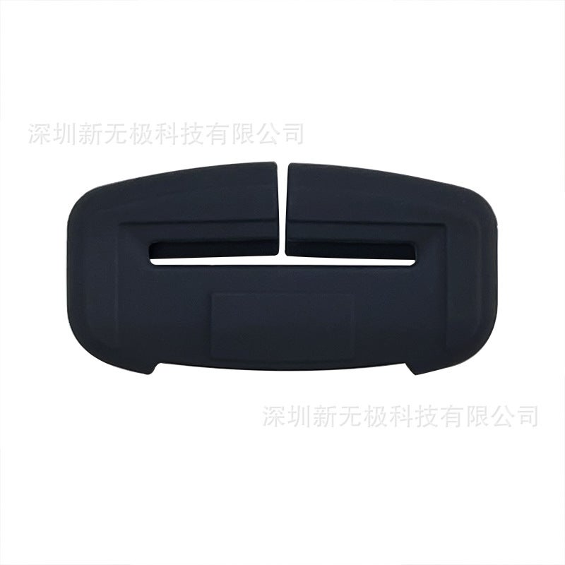 Car Universal Safety Belt Buckle Protective Cover Car Supplies Front Row Large Silicone Safety Belt Buckle Cover - Image 1