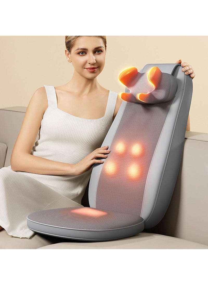 general Cushion, Padded Chair, Full Body Relax Chair, Human Touch Chairs, Massage Chair, Kneading Backrest, for Home Office Use(Color:Gray) - Image 2