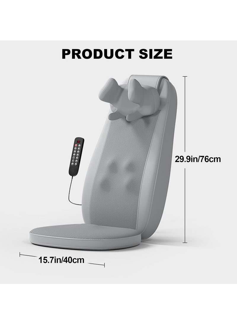 general Cushion, Padded Chair, Full Body Relax Chair, Human Touch Chairs, Massage Chair, Kneading Backrest, for Home Office Use(Color:Gray) - Image 3