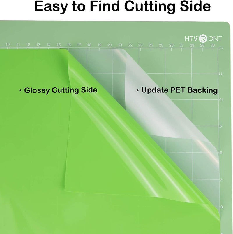 HTVRONT Green Permanent Vinyl, Green Vinyl for Cricut - 12" x 14 FT Green Adhesive Vinyl Roll for Cricut, Silhouette, Cameo Cutters, Signs, Scrapbooking, Craft, Die Cutters (Glossy Apple Green) - Image 5