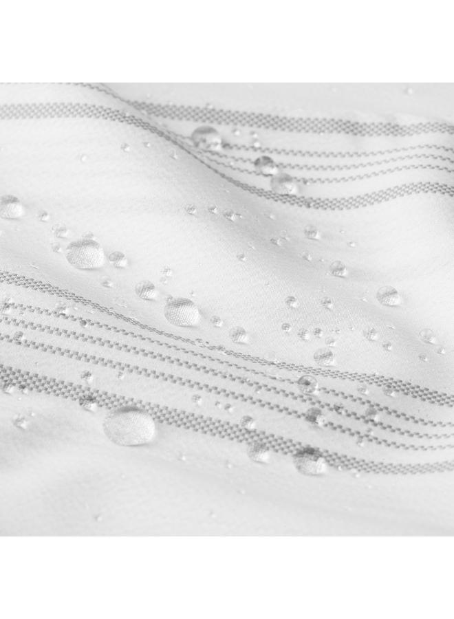 erorex Shower curtain, white/grey, 180x200 cm - Image 4