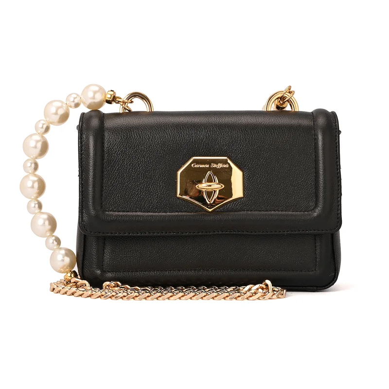 Carmen Steffens Crossbody Bag Pearl Black