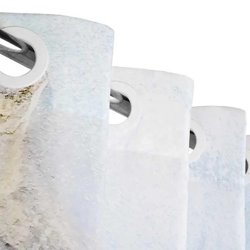 Bluejw Bathroom Waterproof Moldproof Shower Curtain Large Ring Thickened Polyester Shower Curtains with Shower Curtain Rings - Image 3