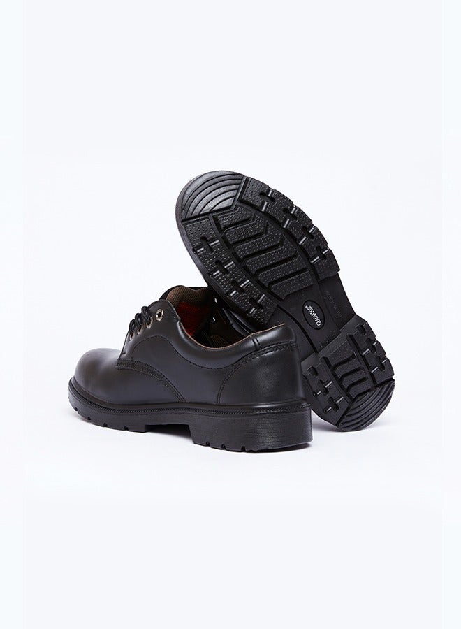Gladiator 4002 Men’s Steel Toe Leather Safety Shoes, Black, S3 SRC, Low Ankle, Lace-Up - Image 4