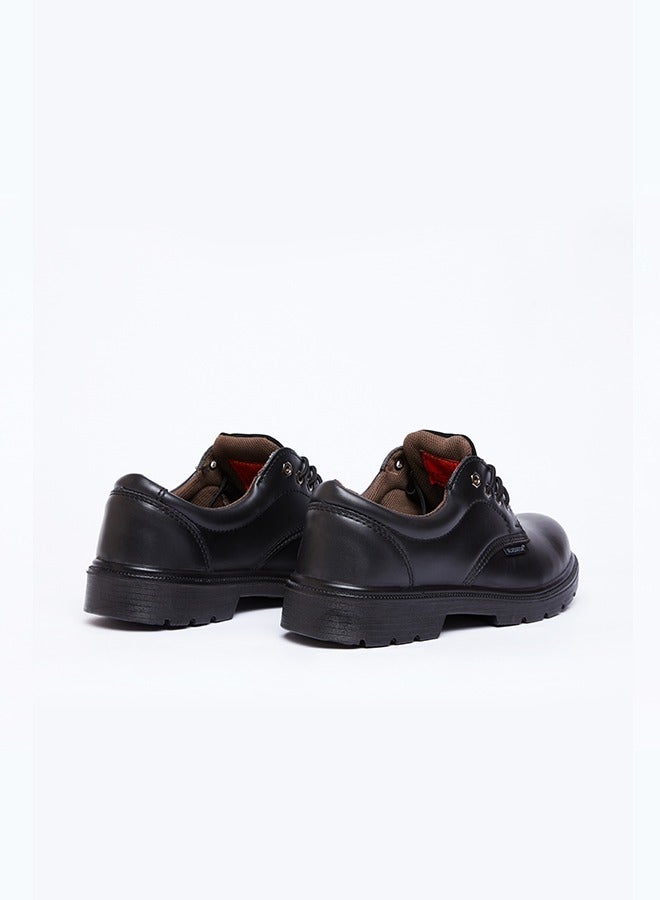 Gladiator 4002 Men’s Steel Toe Leather Safety Shoes, Black, S3 SRC, Low Ankle, Lace-Up - Image 3