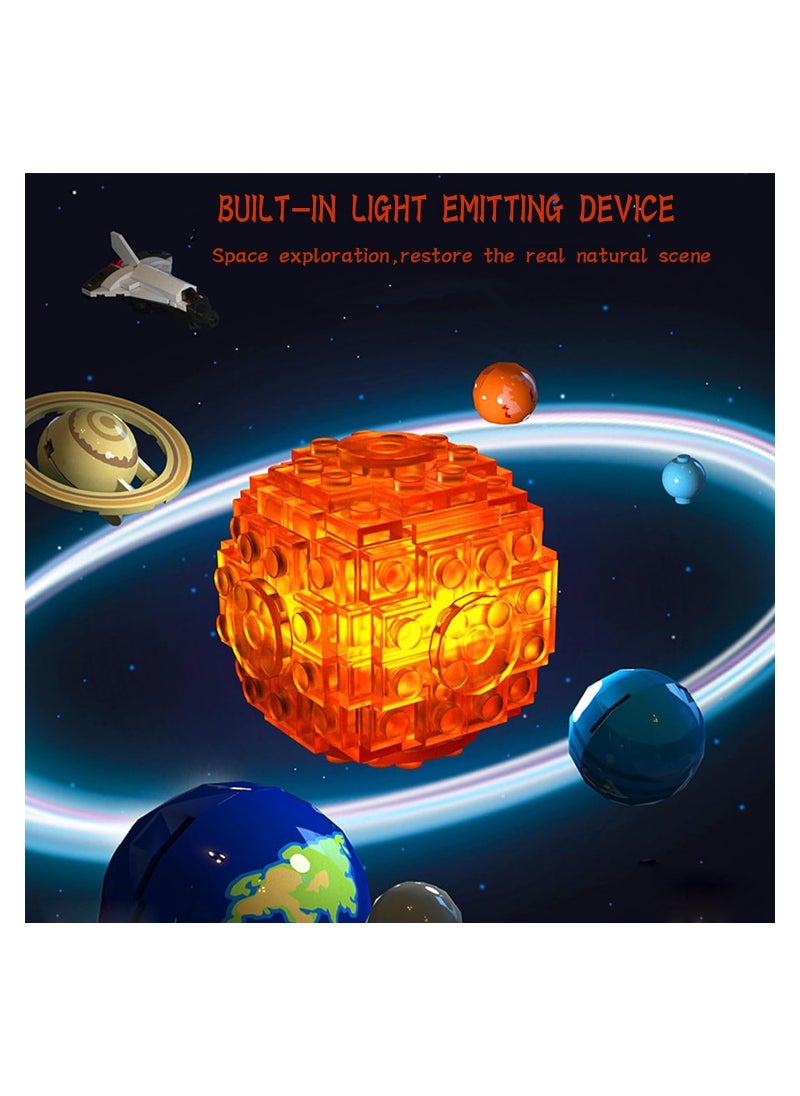 SYOSI Solar System Creative Building Toys, Astronomy Solar System Model Kit, Educational Toys for Science Experiments, Gifts for Children Ages 8-10 - Ages 12-14 and up, Learning Kits 775 Pieces  - Image 2