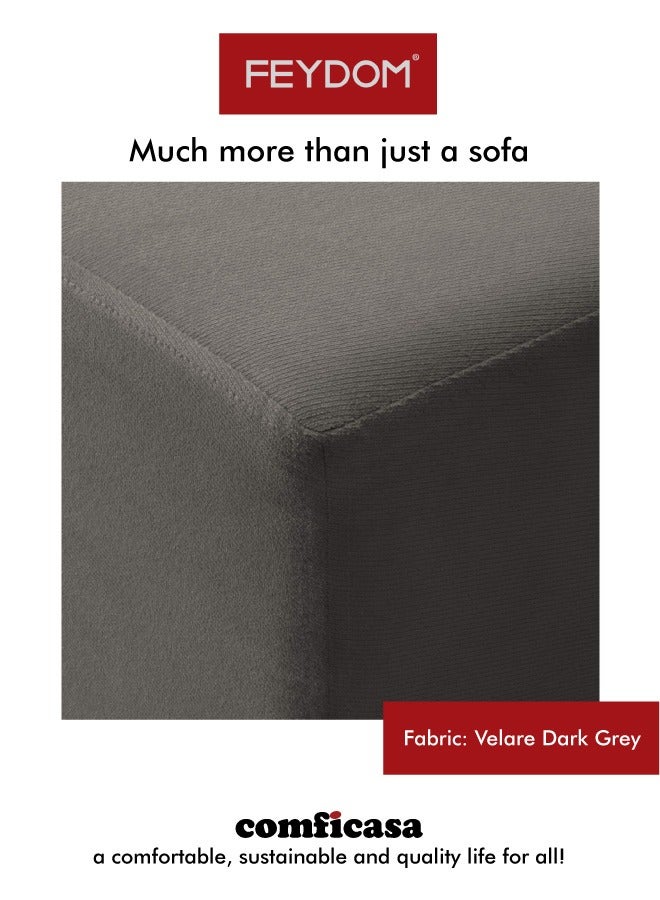 COMFICASA FEYDOM Matacau Islands Multifunctional Sofa - Mollia Middle Grey - Image 2