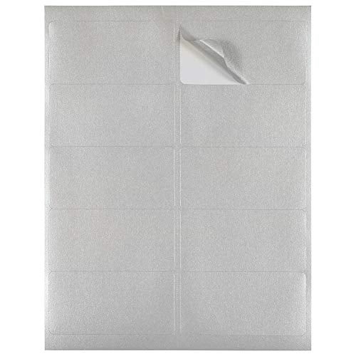 JAM PAPER Shipping Address Labels - Standard Mailing - 2 x 4 - Silver Metallic - 120/Pack - Image 3