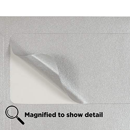 JAM PAPER Shipping Address Labels - Standard Mailing - 2 x 4 - Silver Metallic - 120/Pack - Image 4