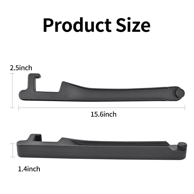 7F Car Seat Gap Filler, Car Organiser and Storage with Hook, Universal Car Accessories, Fit Sedan SUV Truck, Set of 2 - Black - Image 2