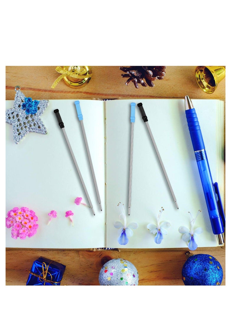 Y&D - 36 Pieces Ballpoint Pen Refills Replaceable Compatible with Cross 1.0 mm 4.5 Inch Smooth Writing Quick Drying Refill Black and Blue - Image 1