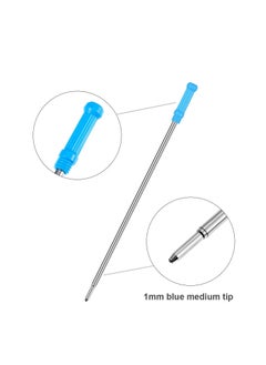 Y&D 36 Pieces Ballpoint Pen Refills Replaceable Compatible with Cross 1.0 mm 4.5 Inch Smooth Writing Quick Drying Refill Black and Blue  - Image 3