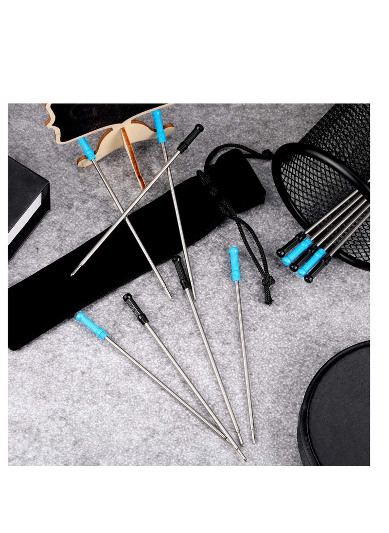 Y&D - 36 Pieces Ballpoint Pen Refills Replaceable Compatible with Cross 1.0 mm 4.5 Inch Smooth Writing Quick Drying Refill Black and Blue - Image 1