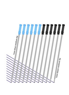 Y&D 36 Pieces Ballpoint Pen Refills Replaceable Compatible with Cross 1.0 mm 4.5 Inch Smooth Writing Quick Drying Refill Black and Blue  - Image 1