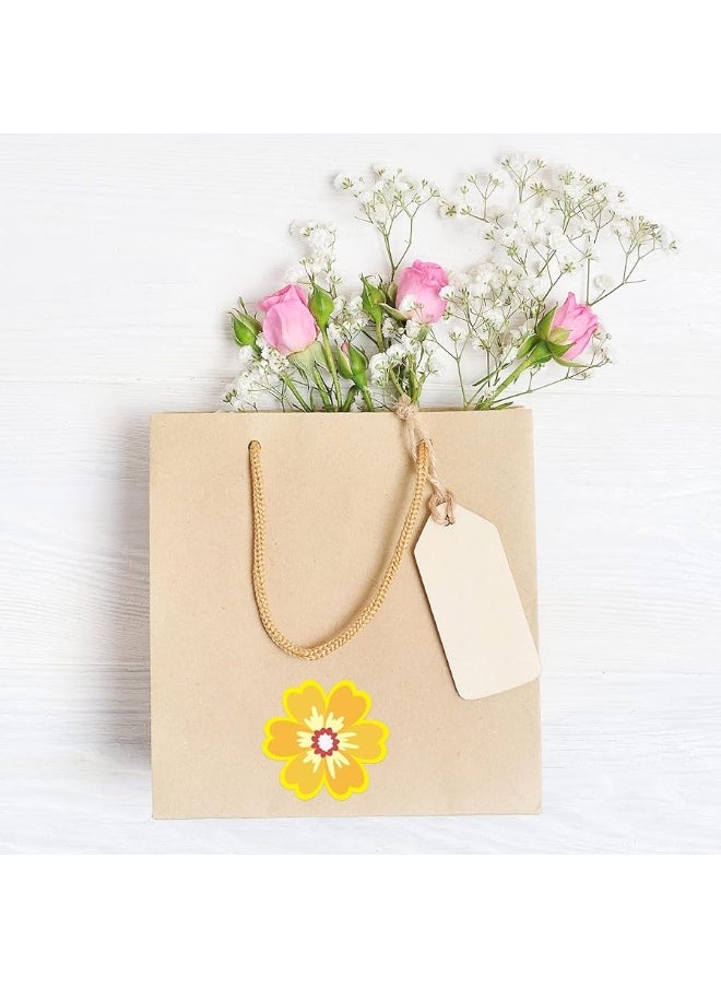 ceiba tree - 500pcs Flower Stickers for Kids Summer Roll Sticker for Envelopes Cards Party Supply Decoration - Image 1