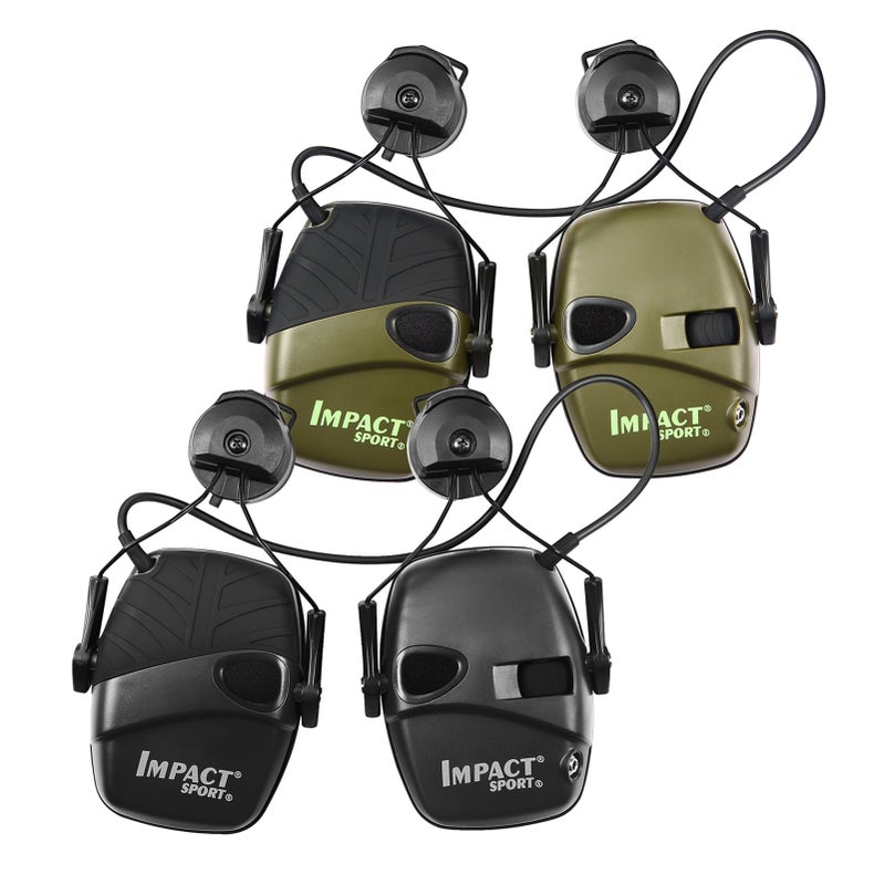 Electronic Shooting Headset Helmet Mounted Version Hunting Pickup and Noise Reduction Tactical Headset Hearing Protection Earmuff - Image 2