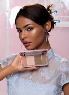 Flower Knows Butterfly Cloud Collar Embossed Highlight & Contour & Bronzer Palette-01 Leaf Shadow  - Image 3