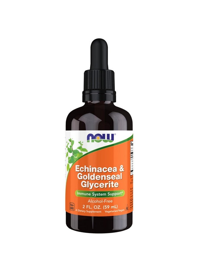now Supplements Echinacea & Goldenseal Glycerite With Dropper Immune System Support* 2 Ounce - Image 2